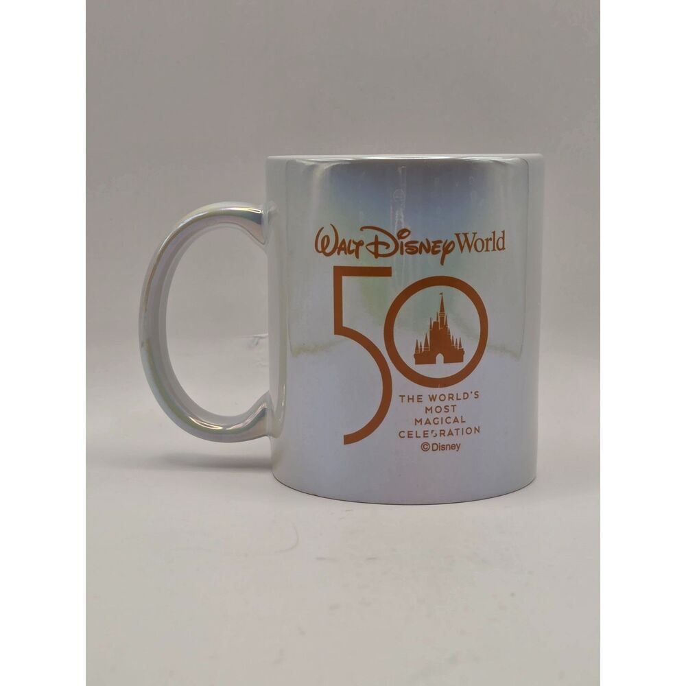 Disney Old Key West Resort Mug 50th Anniversary Iridescent Ceramic Mug Collector